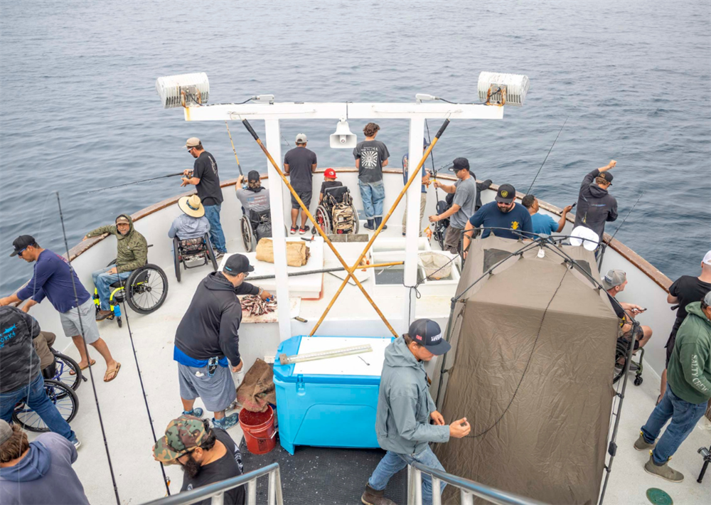 TACO Marine They Will Fish Again fishing from stern of Native Sun